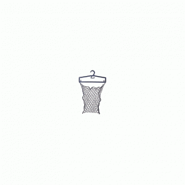 Garderobenbügel kurz mit Netz (33a)