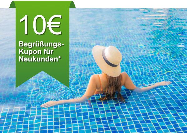 10 Euro Begrüßungsgutschein für Neukunden von schindler-shop.de – Schwimmbedarf, Schwimmbadzubehör und Poolzubehör online kaufen, Gutschein direkt bei Erstbestellung einlösen