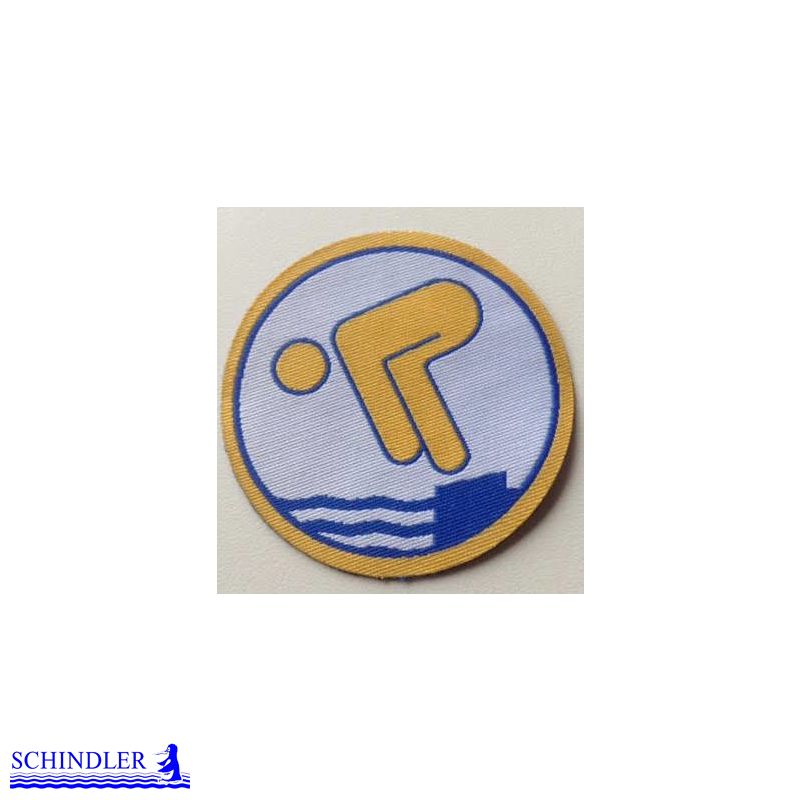 AUFNÄHER ORIGINAL NEU 10 Schwimmabzeichen Jugend Gold 