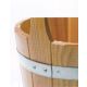 Aufgußkübel Holz natur 5 l mit Kunststoffeinsatz