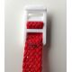 Perlonarmband Kunststoffschließe Fallschirmseide - Schlüsselband Perlonband für Schlüssel