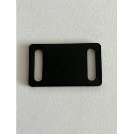 eloxiert schwarz ohne Gravur